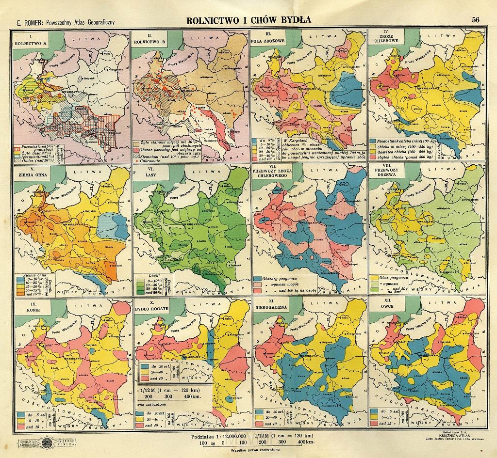 atlas 11.jpg - Atlas Polski Współczesnej, Warszawa - Lwów, 1928 r.